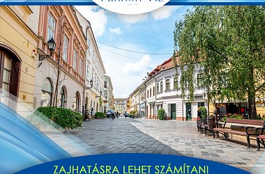 Zajhatásra lehet számítani Győrben a Király utcában